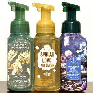 NEW! Lot Bath & Body Works 3 Gentle Foaming Hand Soaps